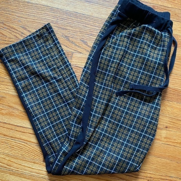 Zara plaid pants with elastic waist - Picture 1 of 6